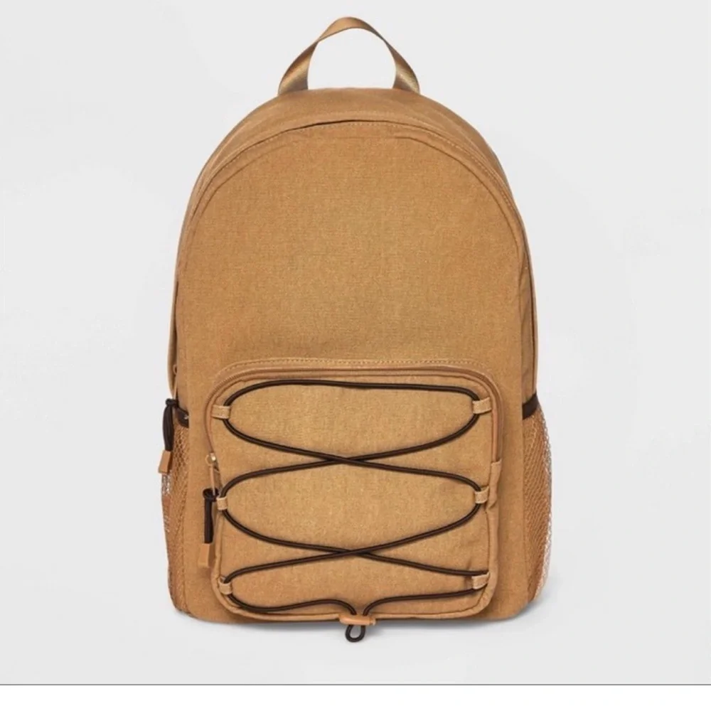 NWT Light Brown‎ Canvas Dome Backback
